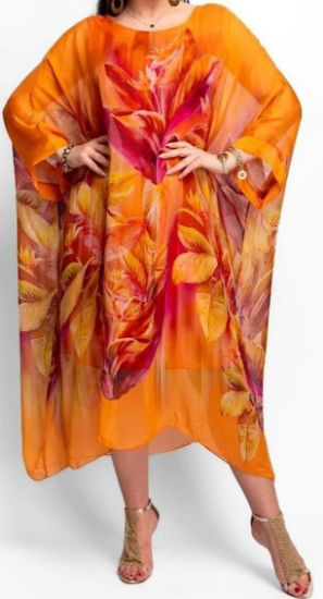 Obrazek Sukienka elegancka, koktajlowa midi BAT strelicje, jedwab od S-54/56 Italy