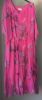 Obrazek Sukienka elegancka LILLY SLIM Lilie midi jedwab XXS/XS do 40/42 Włochy