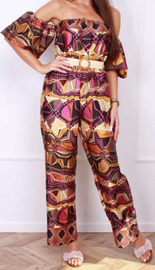 Obrazek Kombinezon długi BOHO SLIM z jedwabiu XXS/XS - S/M Włochy