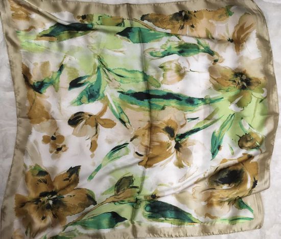 Obrazek Apaszka z jedwabiu wiskozowego naturalnego 70/70cm Włochy