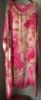 Obrazek Sukienka elegancka BAT midi/maxi Irysy jedwab UNI od S - 50/52 Italy