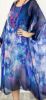 Obrazek Sukienka elegancka BAT midi/maxi Anemon jedwab UNI od S - 50/52 Italy