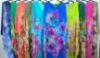 Obrazek Sukienka elegancka BAT midi/maxi Anemon jedwab UNI od S - 50/52 Italy