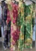 Obrazek Sukienka elegancka LUNA SLIM marmur midi/maxi hiszpanka jedwab XXXS/XXS - XS/S Włochy