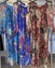Obrazek Sukienka elegancka LUNA SLIM marmur midi/maxi hiszpanka jedwab XXXS/XXS - XS/S Włochy