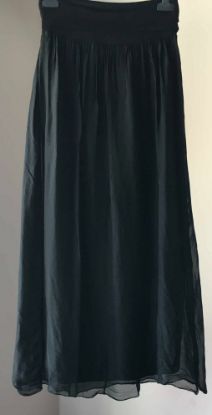Obrazek Spódnica elegancka SALI maxi, jedwab UNI SLIM SIZE XXXS/XXS - XS/S Włochy