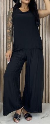 Obrazek Bluzka elegancka gładka UNI SLIM SIZE od XXS - S Włochy