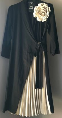 Obrazek Sukienka elegancka koktajlowa, wieczorowa midi  od S/M do 44/46 Włochy