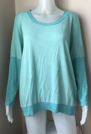 Obrazek Bluzka dzianina, sweterek cienki elegancki UNI od S/M - 48 Włochy