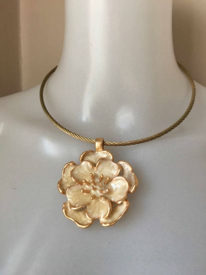 Obrazek Naszyjnik elegancki typu Choker, Princess Róża z Włoch