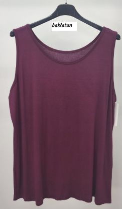 Obrazek Bluzka na szerszych ramiączkach, top, tunika jedwab UNI PLUS SIZE od 44/46 do 52/54 Włochy