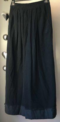 Obrazek Spodnie eleganckie sztruks typu Palazzo, Kuloty rozm. UNI PLUS SIZE od 40/42 do 48/50 Włochy