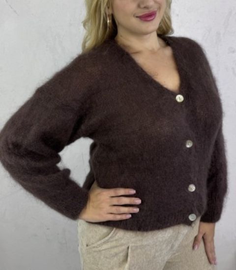 Obrazek Sweter elegancki rozpinany KID MOHER UNI od S/M - 46 Włochy